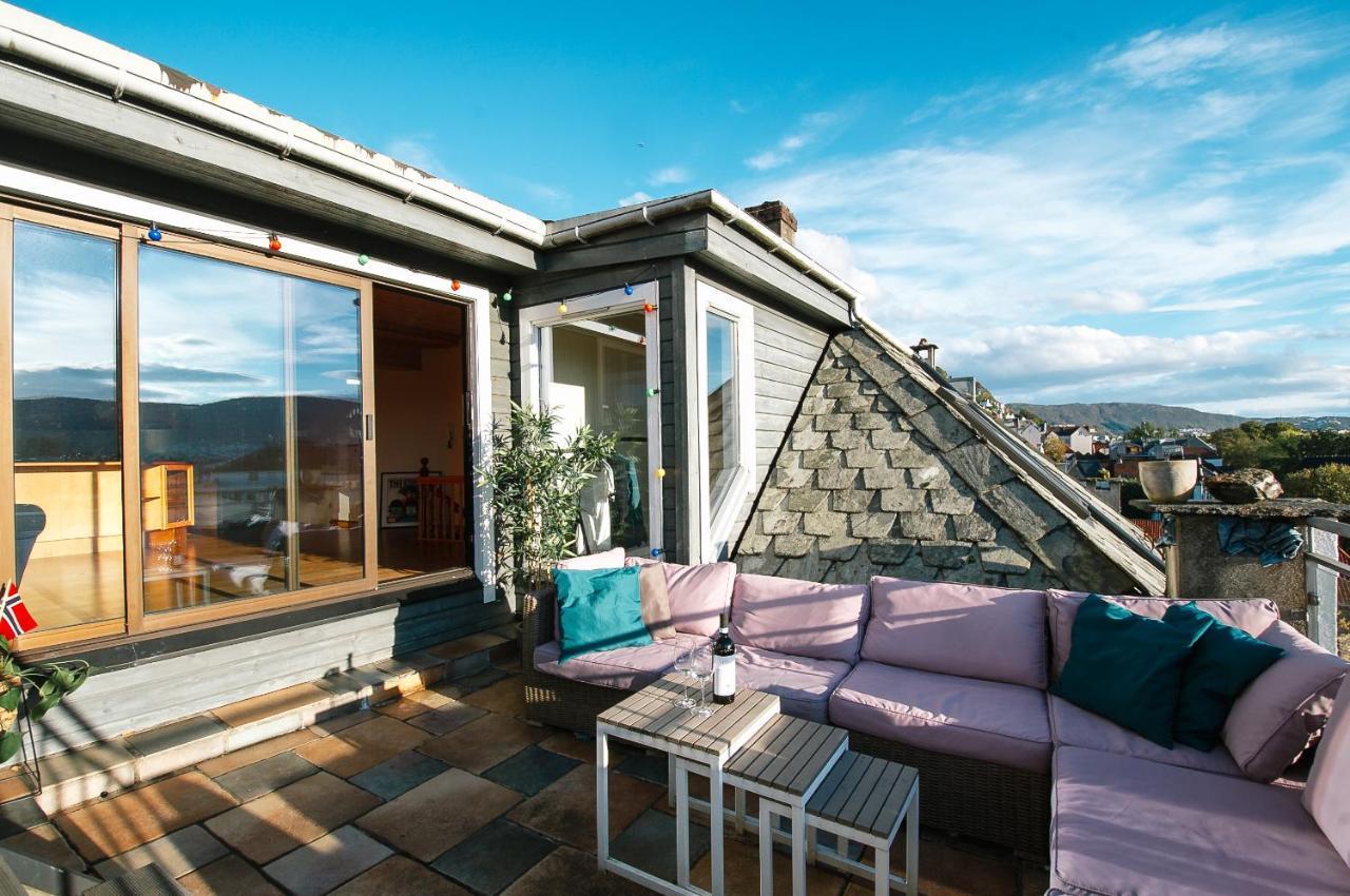 Spacious Penthouse With Grand Terrace Bergen Zewnętrze zdjęcie