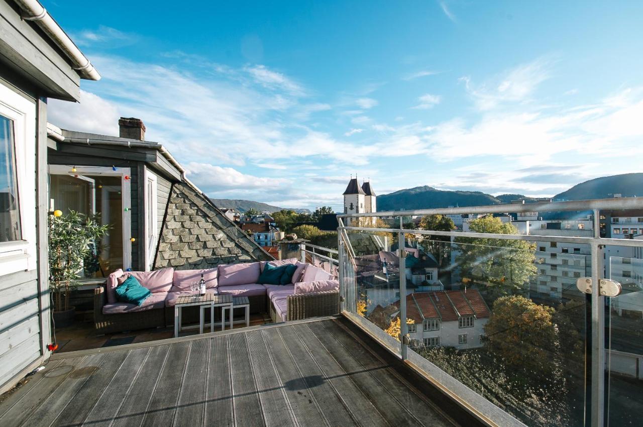 Spacious Penthouse With Grand Terrace Bergen Zewnętrze zdjęcie
